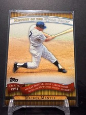 011139 - 2010 Topps Baseball History of the World Series #HWS6 Mickey Mantle