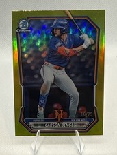 2026 Bowman Chrome Prospects Carson Benge #BCP-111 Yellow Refractor /75
