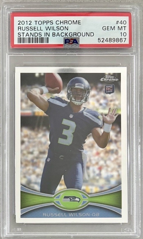 Russell Wilson Topps Chrome #40 Base
