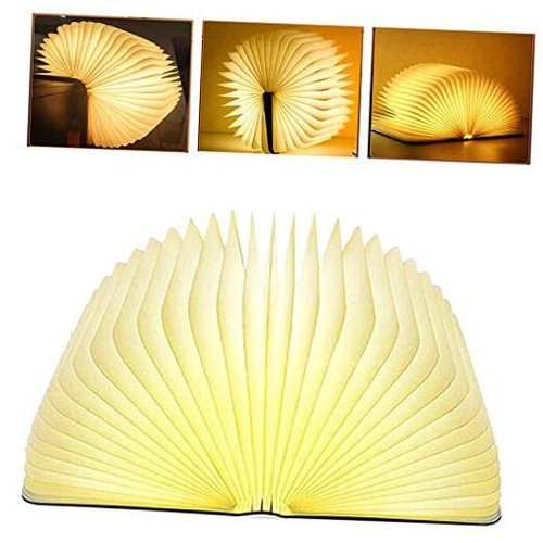 7 Colors Mini Book Lamp, USB Rechargeable Book Shaped Lamp, Portable - View #12