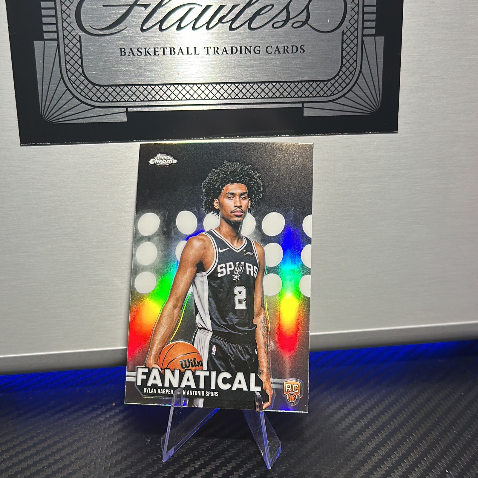 Dylan Harper 2025-26 Topps Chrome Fanatical Rookie SP MINT case hit Spurs