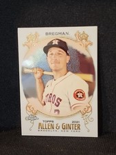2021 Topps Allen & Ginter's Alex Bregman #8 Silver Portrait