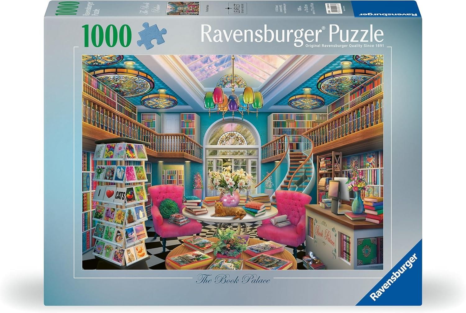 The Book Palace Puzzle 1000 Piece Jigsaw Puzzle Ravensburger