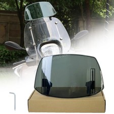Motorcycle Windshield Extension Universal Clip-on Windscreen Spoiler Deflector