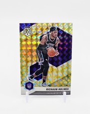 2020-21 Panini Mosaic Richaun Holmes Yellow Reactive Prizm No. 142