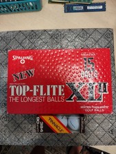 New in Box Vintage Golf Balls 15 Pack of Top-Flite XL II  Pinnacle 384 Sleeve