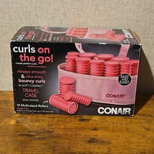 Conair Curls On The Go-Hot Roller Set include...