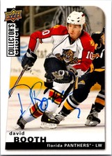 2008-09 Collector's Choice #41 David Booth Choice Reserve Autograph - No COA
