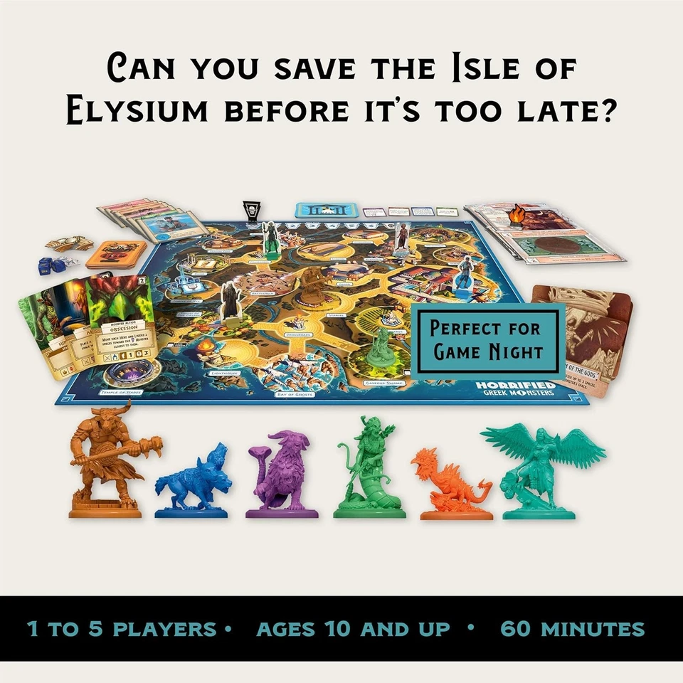 Horrified Greek Monsters Board Game - Ravensburger - NIB Factory Sealed - Image 2 of 4