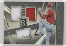 2018 Chronicles Spectra Triple Threat Materials 179/199 Tyler Mahle Rookie RC