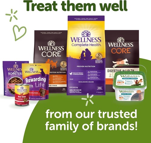 Wellness WHIMZEES Brushzees Dog Dental Treats, 48 Count (Pack of 1), Chicken - Picture 9 of 9
