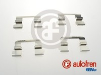 ZubehöRsatz Scheibenbremsbelag Autofren Seinsa D42792A FüR Nissan Trail T31 1 2
