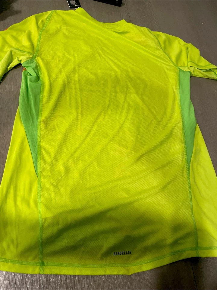 Philadelphia Union Hombre XL Adidas Réplica Fútbol Tiro Portero Camisetas Amarillas Foto 3 de 3