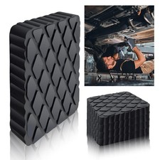 4 Pack Solid Rubber Auto Lift Pads Heavy Duty Anti Skid Block Spacer 3000 Lbs