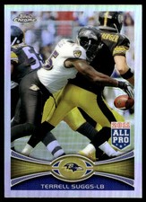 Terrell Suggs 2012 Topps Chrome #178 Ravens Insert ? SEE SCAN! FREE SHIPPING