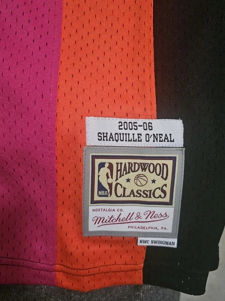 NBA Miami Heat NWT M&N Shaquille O'Neal XL jersey NBA MIAMI FLORIDIANS 2005-06 - Image 3 of 4