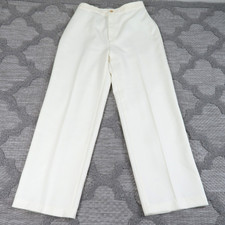 Vintage Levis Bend Over Pants Womens 14 Cream White Made In USA 28x28 Fit 