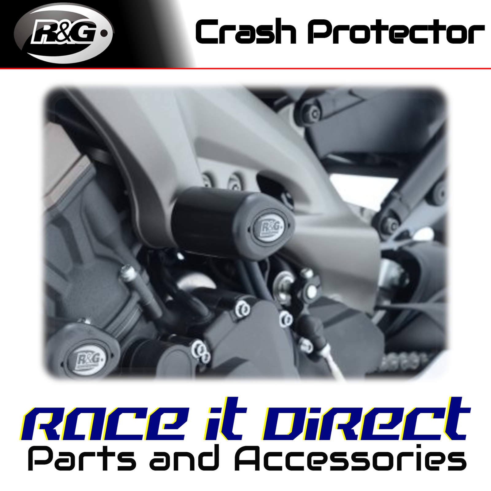 Crash Protectors for Yamaha Tracer 900 GT 2018-2020 Aero Mid-Mount R&G