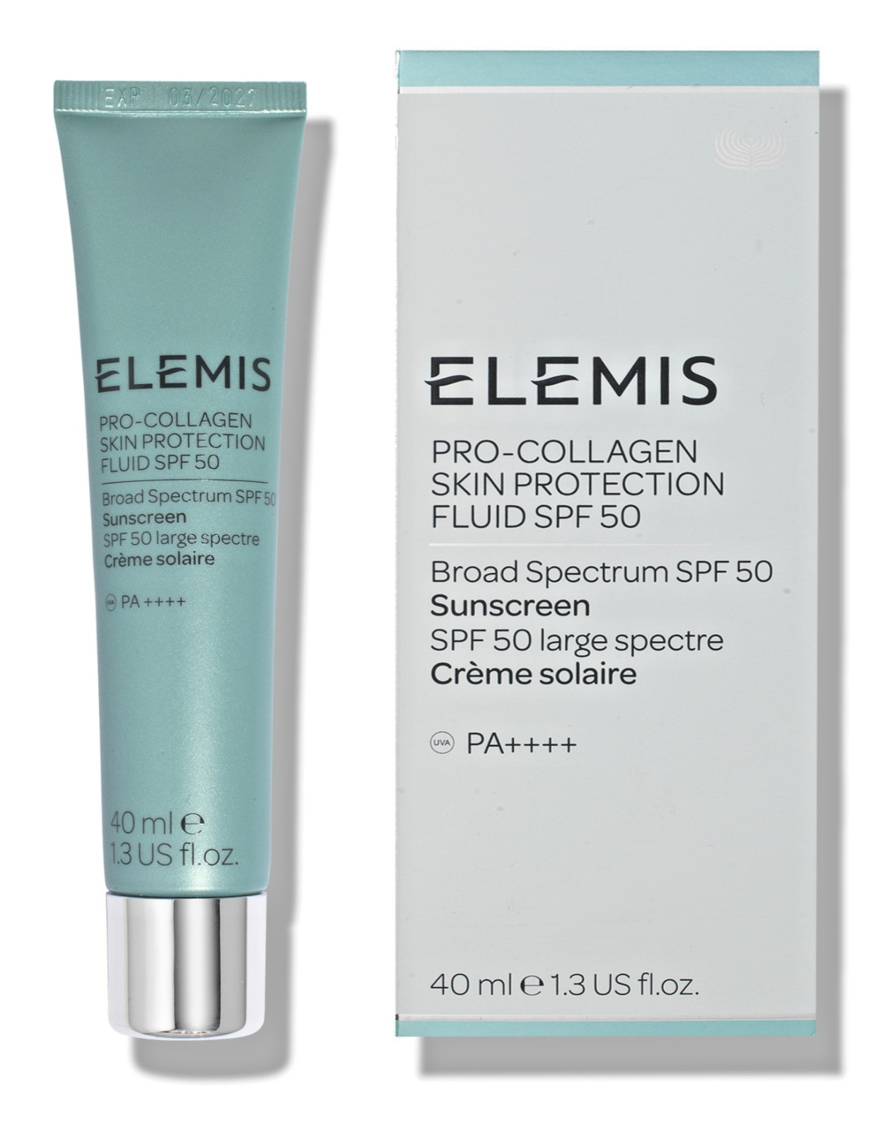 ELEMIS Pro-Collagen Hydrating Skin Protection Fluid FOR FACE - SPF 50 - 40ml