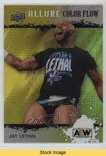 2022 Upper Deck Allure AEW Color Flow Yellow Green Jay Lethal #R-16 READ 0n3f