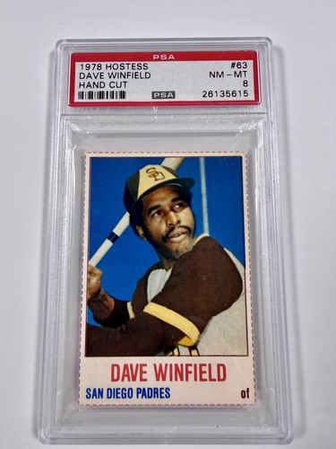 Dave Winfield [Hand Cut] #63 1978 Hostess card
