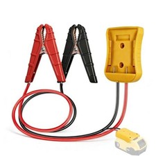 Jumper Cable Clamp with Adapter, Compatible with De. Walt 20V Battery Jump