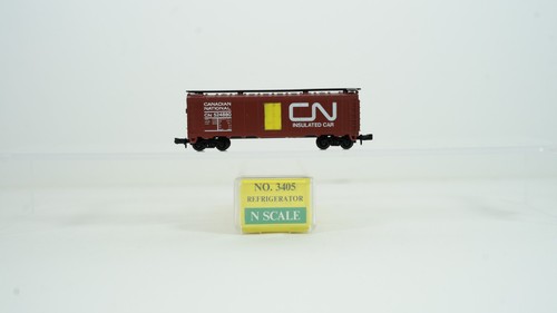 Coche de Carga Modelo Power Escala N Canadian National Reefer No. 3405 NUEVO B60 | Zustand: New