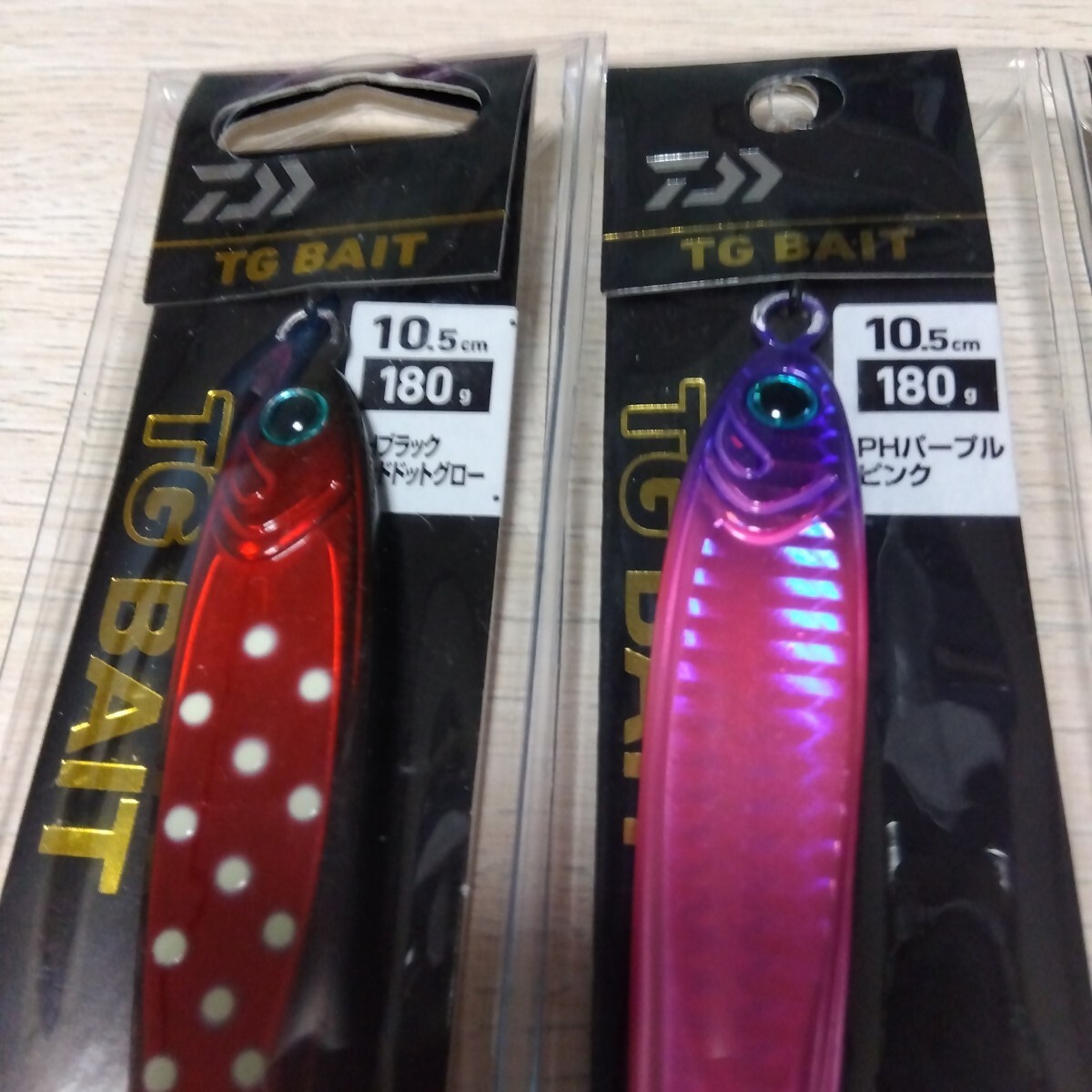 Daiwa Saltiga TG Bait Tungsten Metal Jig TG BAIT Tachiuo Color 180g Set - Image 4