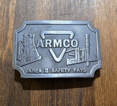 Middletown, Ohio - Armco Belt Buckle Slab Area II Safety Award