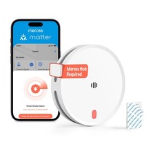 Meross Rilevatore di fumo WiFi connesso allarme antincendio con doppio sensore