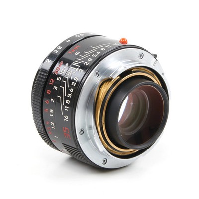 LEICA 35MM F2 SUMMICRON-M ASPH MILLENNIUM BLACK PAINT + BOX 11611