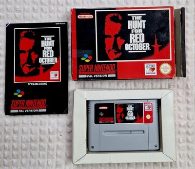 The Hunt for Red October - SNES Super Nintendo, PAL - Version CIB