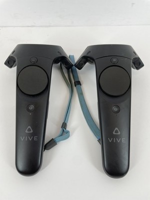 HTC Vive 2PR7100 VR Motion Controllers Pair for Virtual Reality System Black