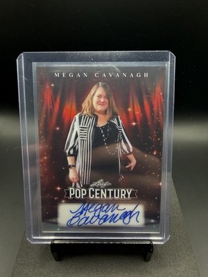 2026 Leaf Pop Century Megan Cavanagh Auto /2 Red Prismatic A League Of Their Own