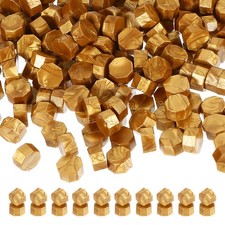 Wax Seal Beads, 720 Pack Sealing Wax Beads Octagon Stamp Beads, Golden