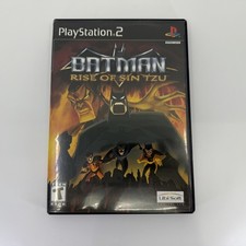 Batman Rise of Sin Tzu Sony PlayStation 2 PS2 CIB Complete w/ Reg Card Tested