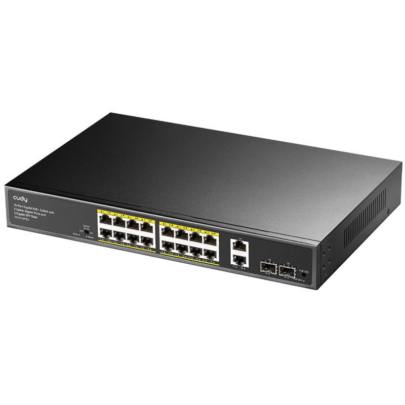 Cudy GS1018PS2 Switch 16 Porte Gigabit PoE+ | Uplink SFP 200W