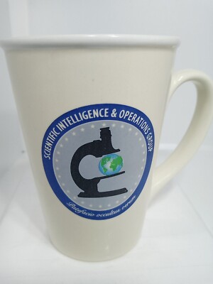 SIOP COFFEE MUG. SCIENTIFIC INTELLIGENCE & OPERATIONS GROUP MUG. B290