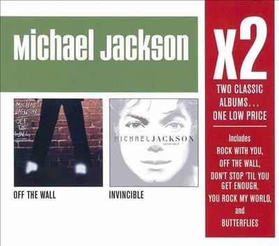 Off the Wall/Invincible by Michael Jackson (CD, Feb-2008, 2 Discs