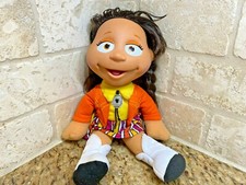 The Puzzle Place Kiki Flores Doll '94 Vintage Fisher Price 14" Plush Rubber Face