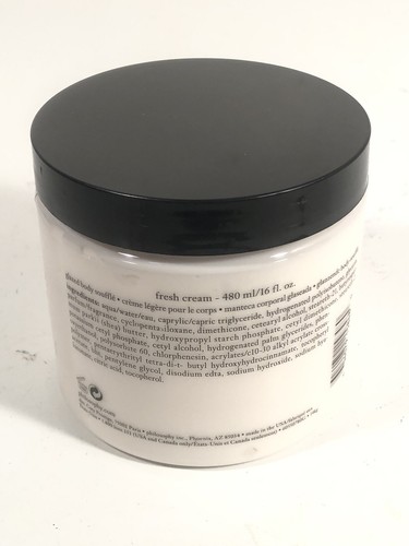 Philosophy Fresh Cream Glazed Body Souffle Jumbo 16oz Body Lotion NEW - Picture 2 of 8