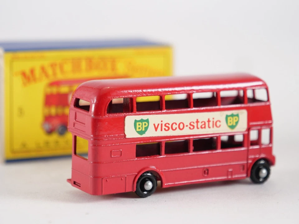 Matchbox Lesney Models of Yesteryear n° 5 Bus BP Visco-static 66 mm neuf boite - Photo 3/4