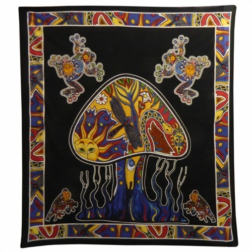 Toallas decorativas Batik XXL 210x240 cm - colchas indias fundas de cama tapices - Imagen 27 de 28