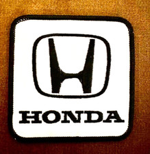 RIVETING HONDA EMBROIDERED IRON-ON PATCH...EXTREMELY HARD TO FIND...