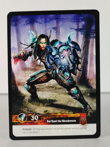 Dar'thael the Bloodsworn - Twilight of the Dragons - 13/220 - WoW TCG - U - Picture 10 of 11