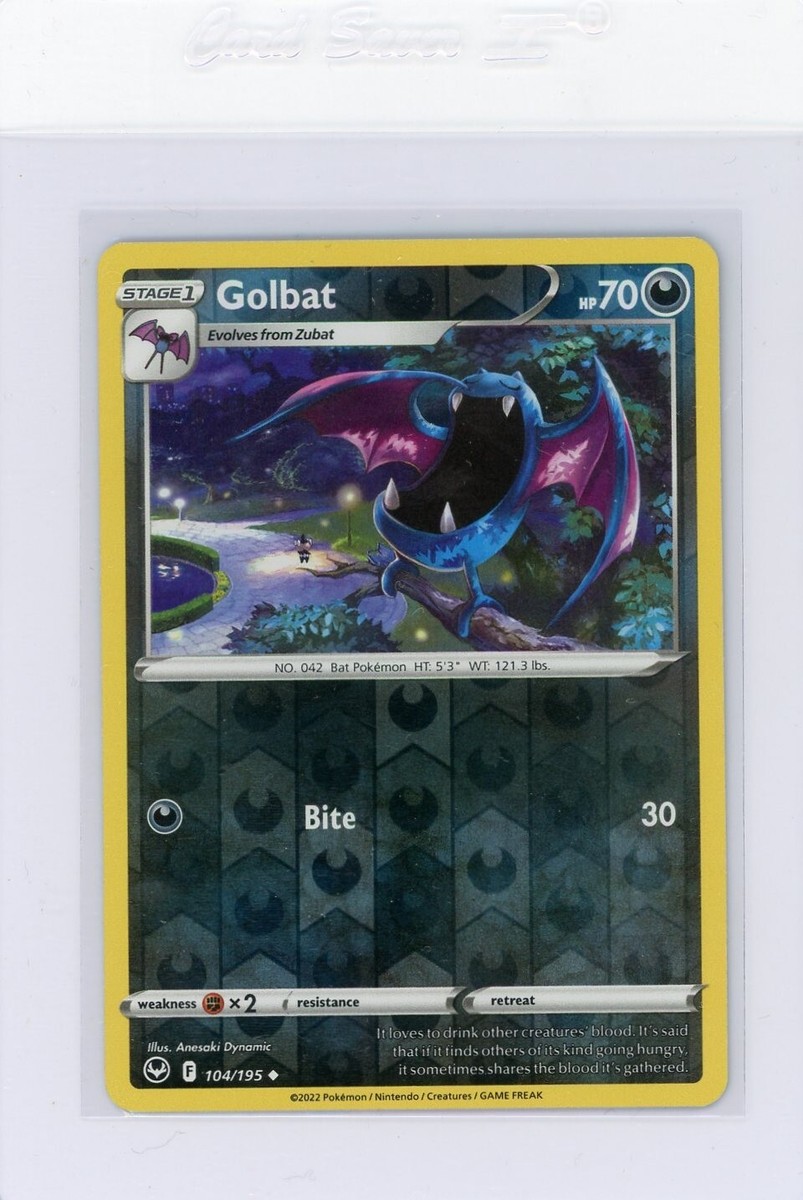 rare golbat card Pokemon Team Rocket Evolves from Zubat Type CGC 10 Golbat Fossil Pokemon