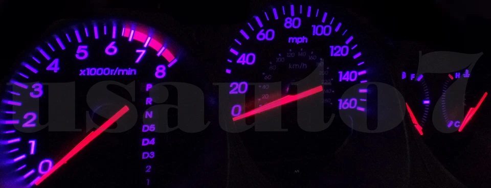 Dash Instrument Cluster Gauges PINK LED LIGHT BULBS KIT Fit 01-03 Acura CL NEW Foto 3 de 4