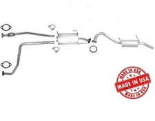 Middle Resonator With Pipes & Rear Muffler Exhaust System 96-00 Pathfinder QX4