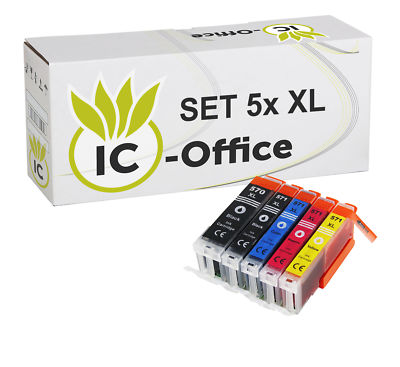 5x XL TINTE PATRONEN für CANON PIXMA MG5700 MG5750 MG5751 MG5752 MG5753 Set