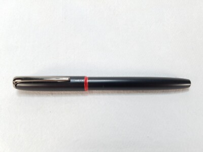 Picasso 916 Metal Black Fountain Pen BLACK EF/M/Bent Nib Office Ink Pen-RedT rim